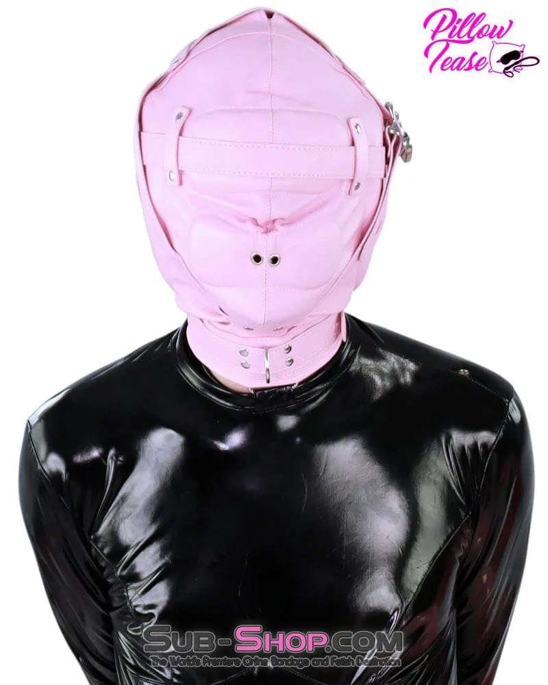 1476DL      Princess Pink Sensory Deprivation Locking Hood