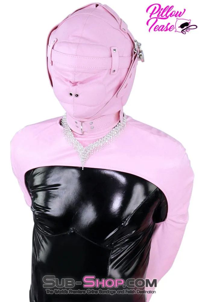 1476DL      Princess Pink Sensory Deprivation Locking Hood