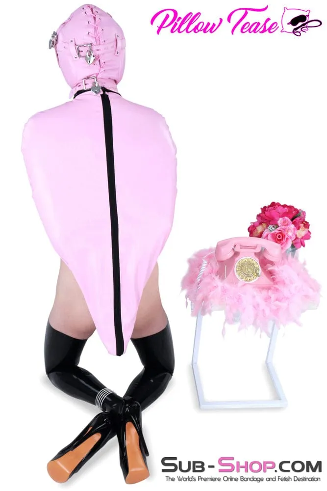 1476DL      Princess Pink Sensory Deprivation Locking Hood