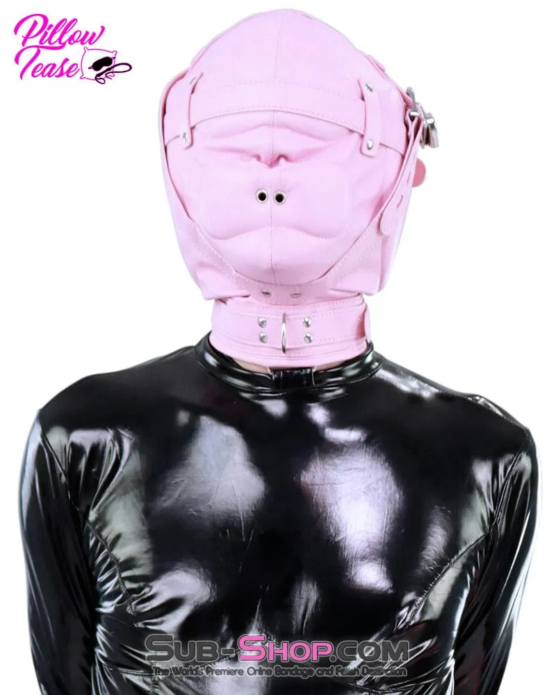 1476DL      Princess Pink Sensory Deprivation Locking Hood