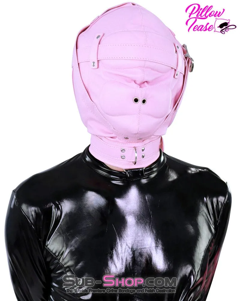 1476DL      Princess Pink Sensory Deprivation Locking Hood