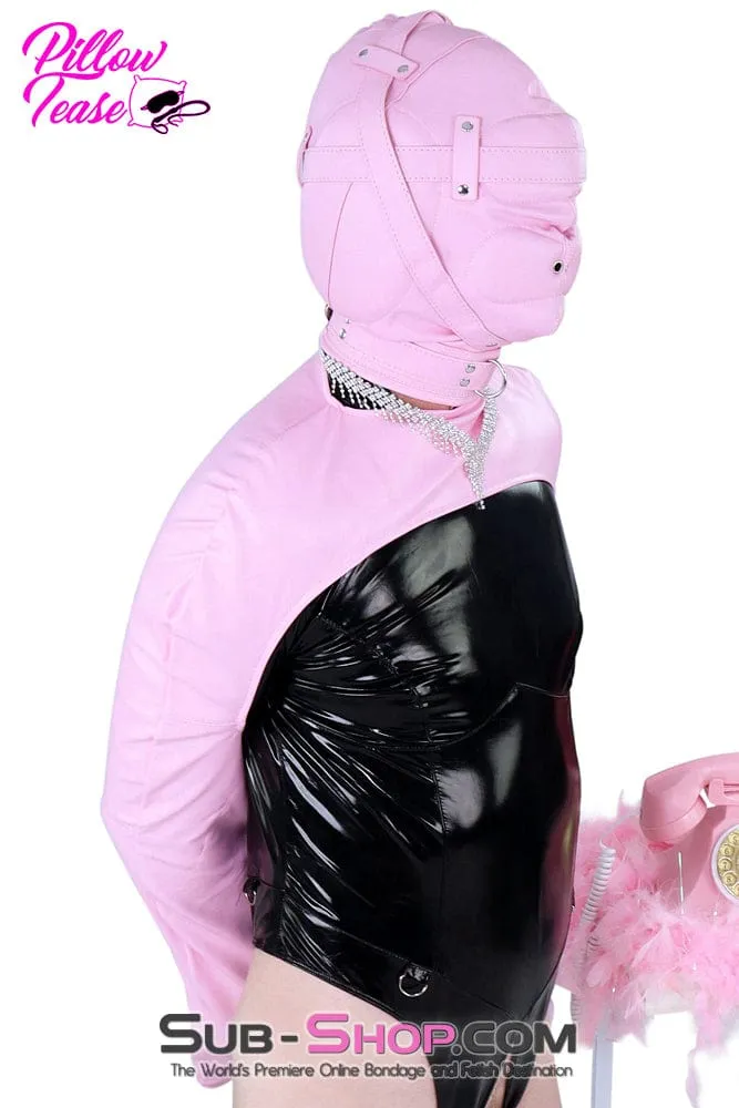 1476DL      Princess Pink Sensory Deprivation Locking Hood