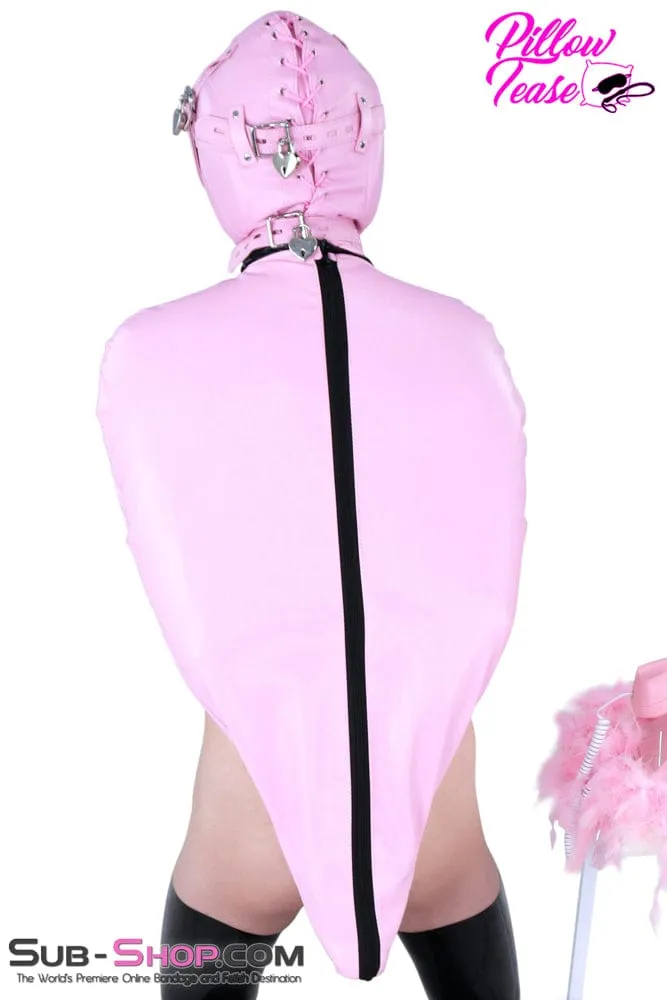 1476DL      Princess Pink Sensory Deprivation Locking Hood