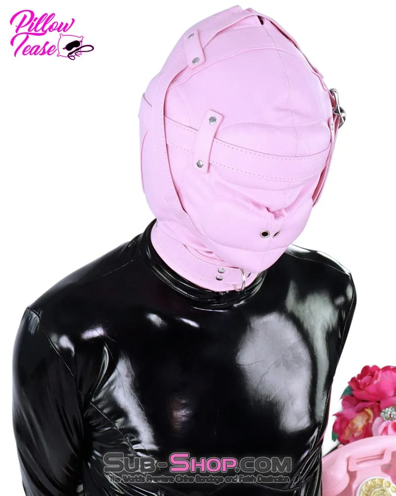 1476DL      Princess Pink Sensory Deprivation Locking Hood