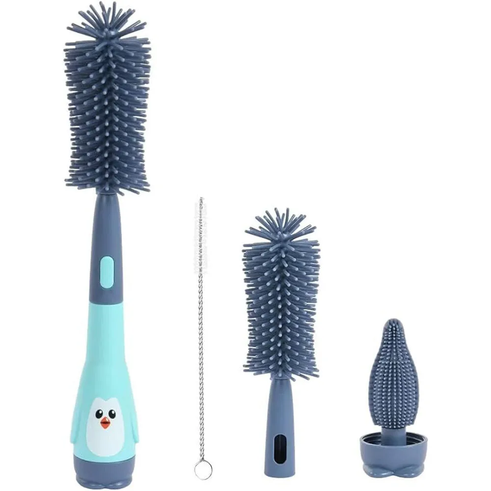 3 in 1 Blue  Baby Bottle Clearner Brush 13006