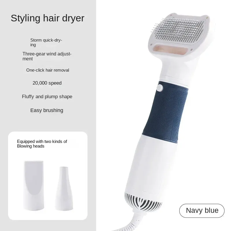 3-In-1 Pet Dog Dryer Quiet Dog Hair Dryers and Comb Brush Grooming Kitten Cat Hair Comb Puppy Fur Blower Low Noise Pet Products