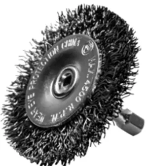 4" RADIAL BRUSH FI NE CLAM