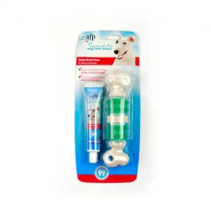 All For Paws Sparkle Dental Brush Bone with Toothpaste