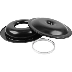 Allstar Performance 14" Air Cleaner Kit With No Element - 1/2" Sure Seal Spacer - Black