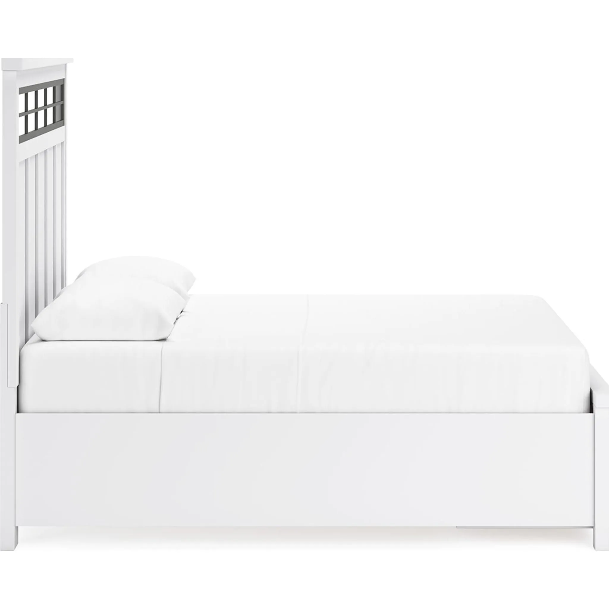 Ashbryn Queen Storage Bed - White/Natural