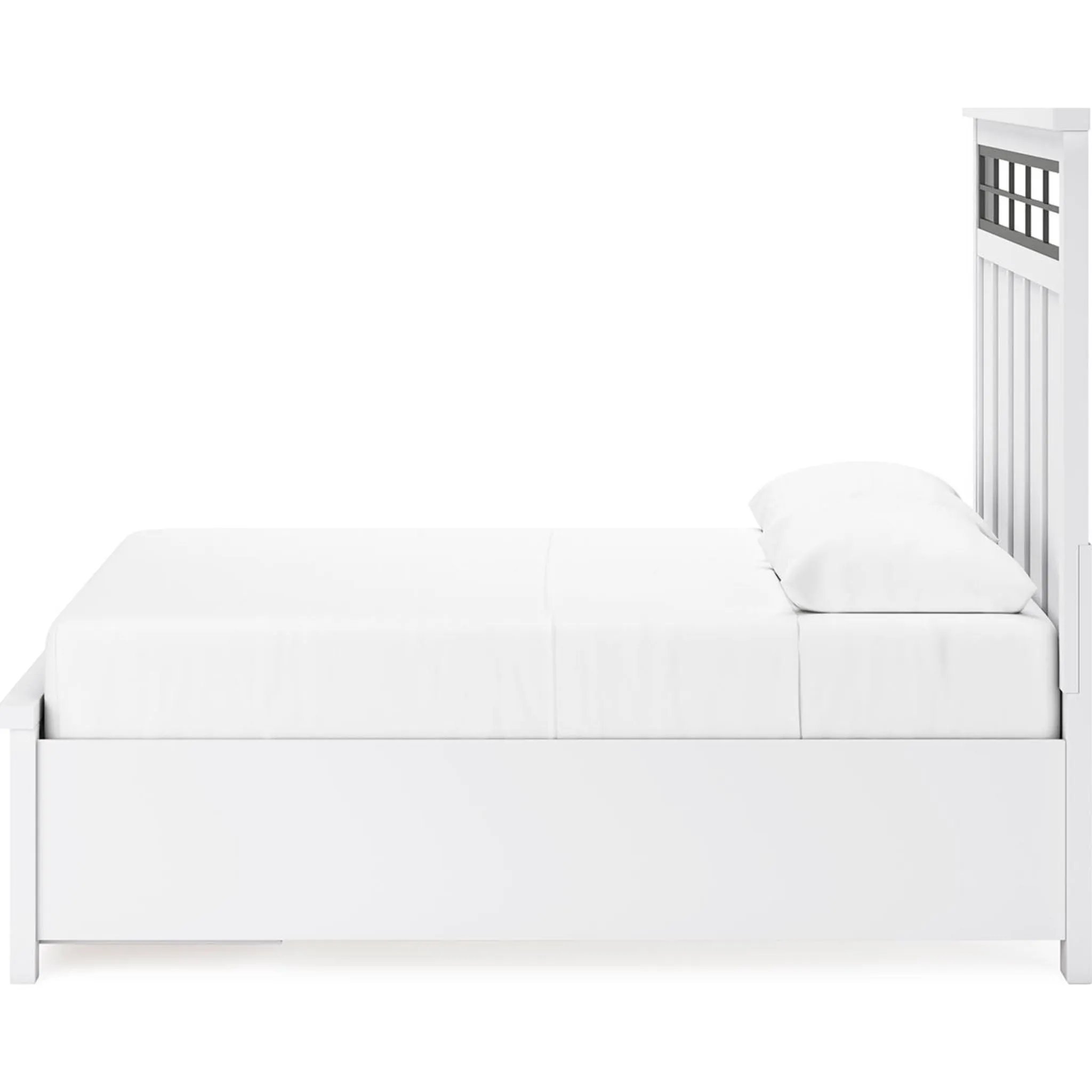 Ashbryn Queen Storage Bed - White/Natural