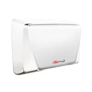 ASI® 0199-2-92 TURBO ADA™, 208-240B, Bright Stainless Steel, Surface-Mounted ADA Compliant, Automatic High Speed Hand Dryer