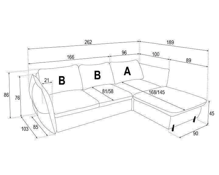 Balu Corner Sofa Bed