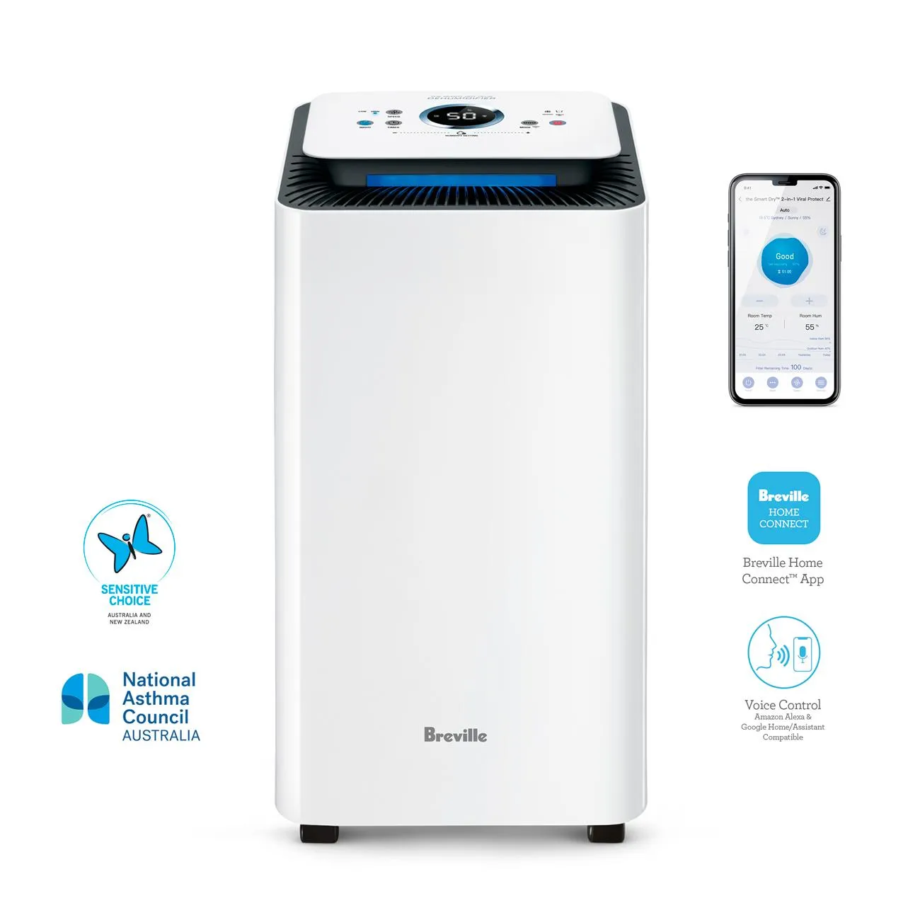 Breville the Smart Dry Connect Dehumidifier