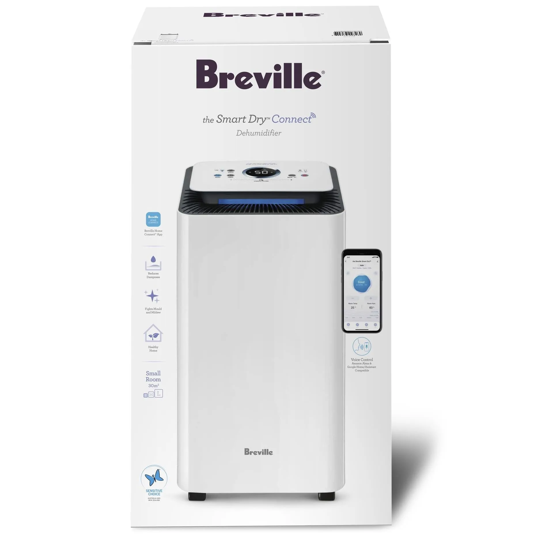 Breville the Smart Dry Connect Dehumidifier