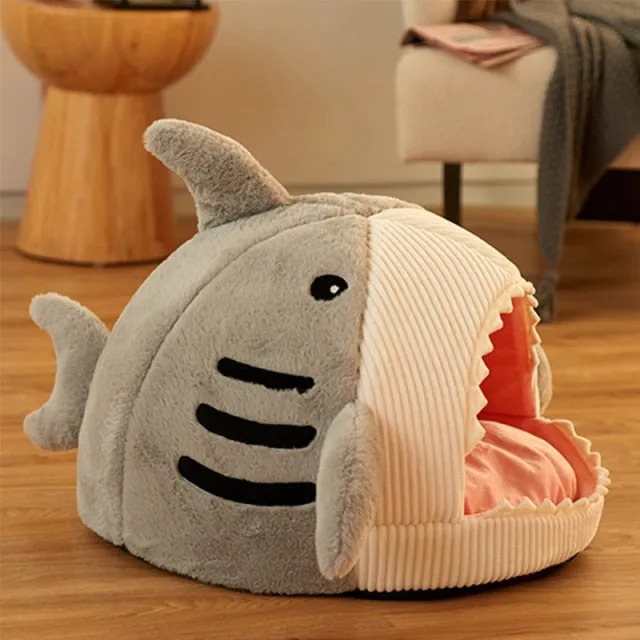 Cat Dog House Tent Cozy Cute Shark