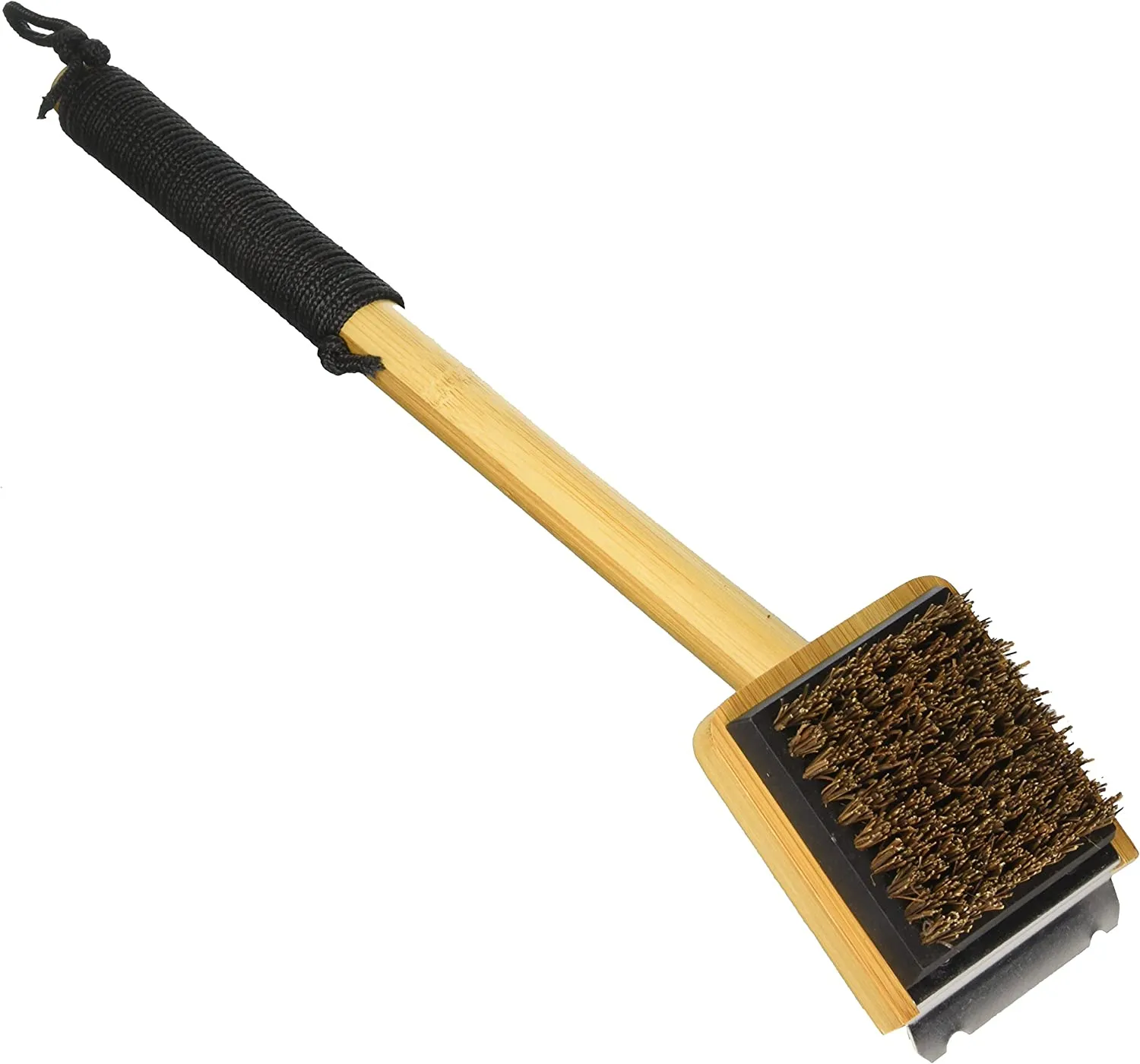 Charcoal Companion Safe-Scrub Bamboo Grill Brush