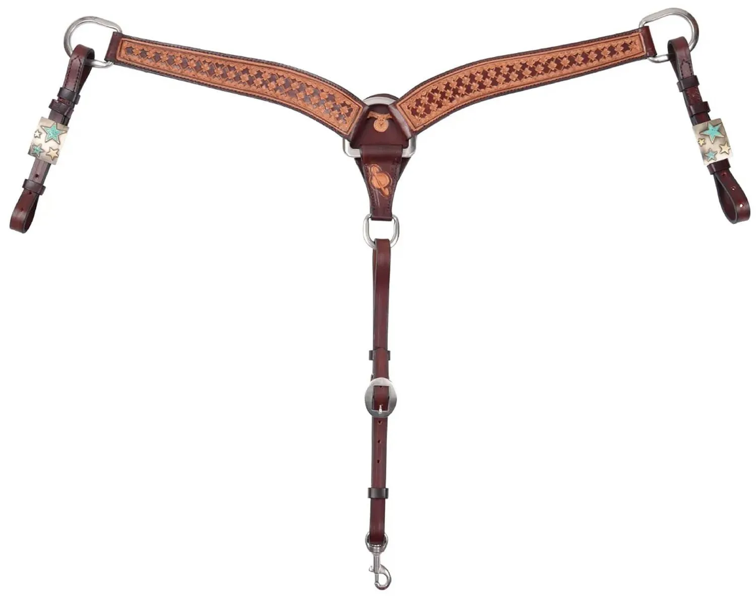 Circle Y Saturn Rising Horse Breast Collar, Full