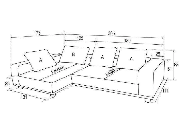 Cora Corner Sofa Bed