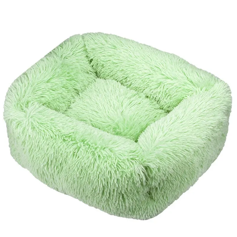 Cozy Plush Pet Bed for Dogs and Cats - Available in Multiple Sizes and Colors