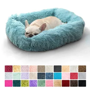 Cozy Plush Pet Bed for Dogs and Cats - Available in Multiple Sizes and Colors