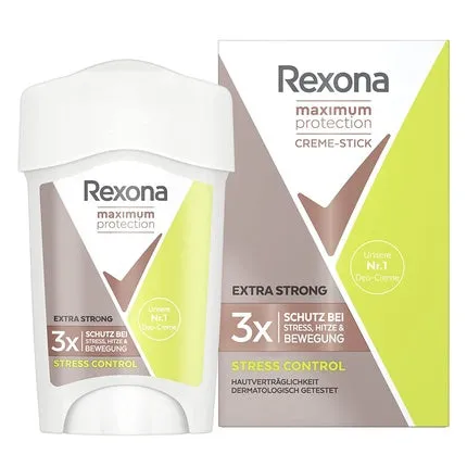 Cream deodorant "Maximum protection" Antiperspirant "Stress control" 45 ml Rexona