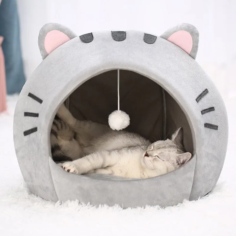 Cute Warm Cat Cave Cushion