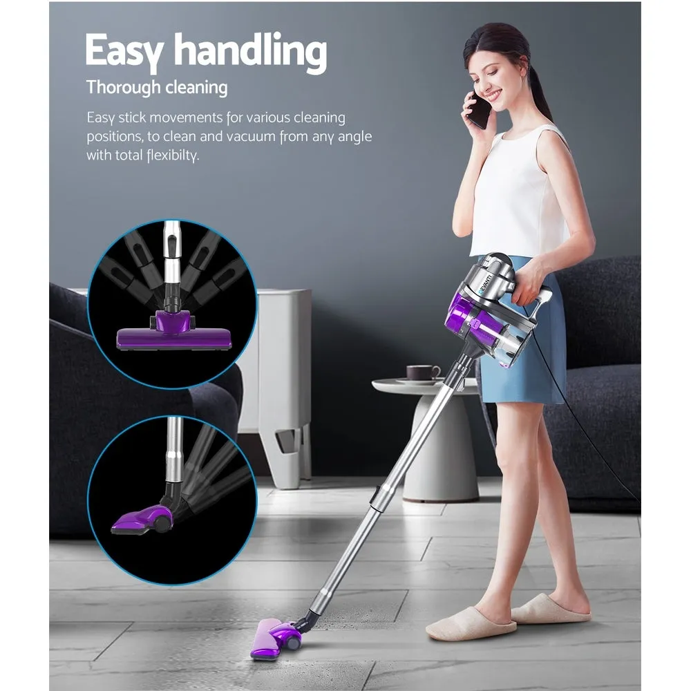 Devanti Corded Handheld Bagless Vacuum Cleaner - Purple and Silver