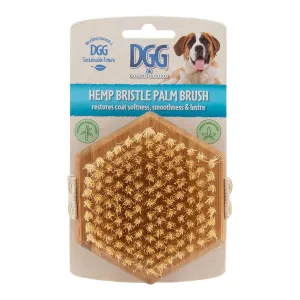 DGG Bamboo & Hemp Bristle Palm Brush