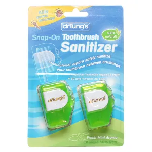 DR. TUNGS - Snap-On Toothbrush Sanitizer - 2 Sanitizers