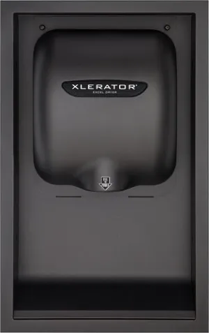 Excel Dryer XLERATOR® 40502 Recess Kit - Graphite Stainless Steel ADA Compliant  (DOES NOT INCLUDE HAND DRYER)