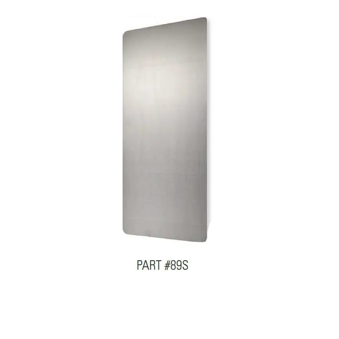 Excel Dryer XLERATOR® 89S - Brushed Stainless Steel Wall Guards (Set of 2)