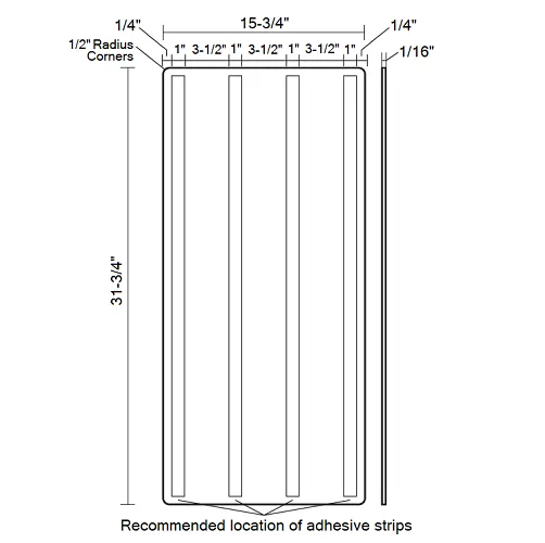 Excel Dryer XLERATOR® 89S - Brushed Stainless Steel Wall Guards (Set of 2)