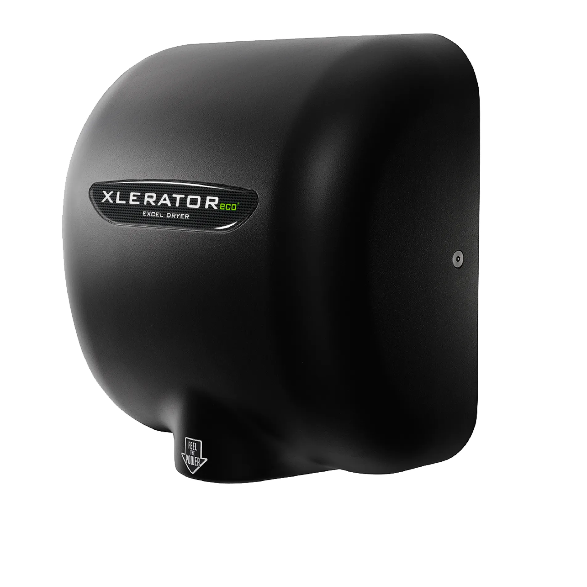 Excel Dryer XLERATOR® XL-SP-ECO (XL-BL-ECO) Hand Dryer (No Heat) - Special Color MATTE BLACK on Zinc Alloy High Speed Automatic Surface-Mounted