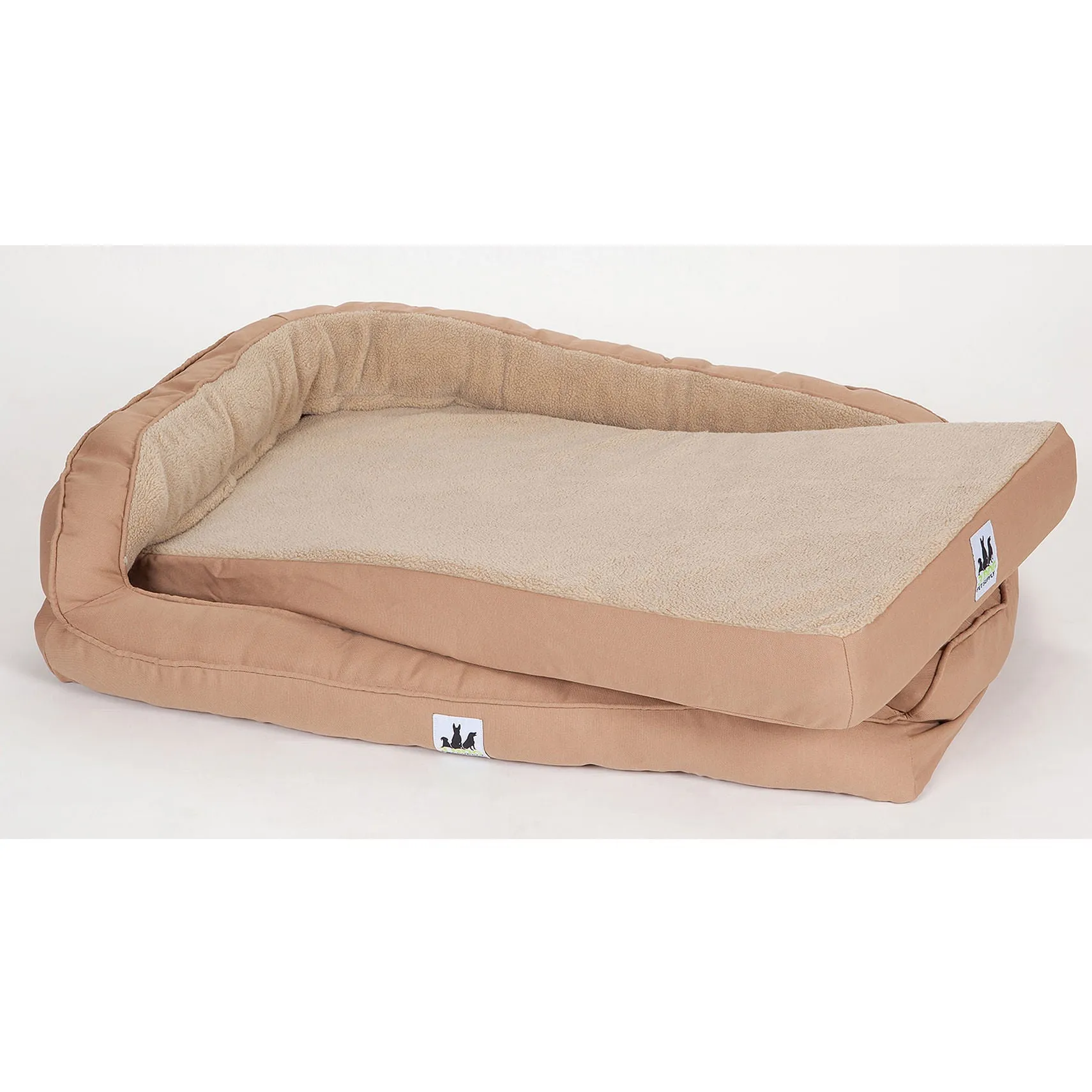 EZ-Wash Fleece Headrest Dog Bed, 35 x 25