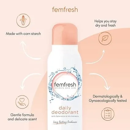 Femfresh Freshness Daily Deodorant (125ml)