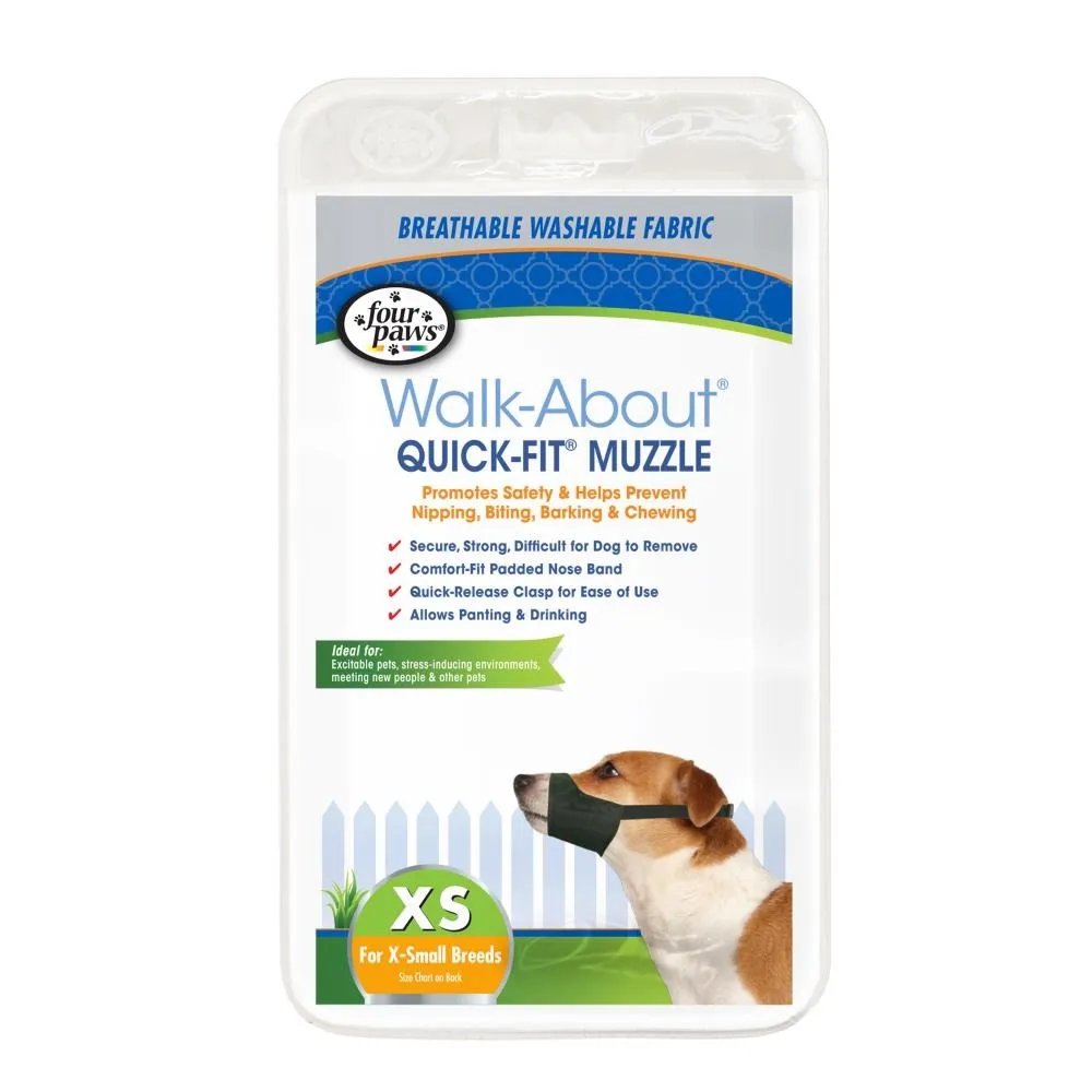 Four Paws Quick-Fit Dog Muzzle 1-X-Small