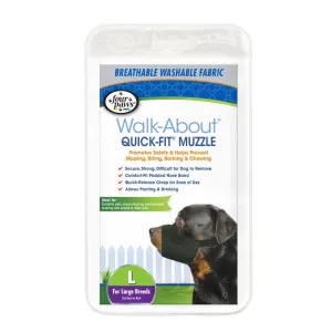 Four Paws Quick-Fit Dog Muzzle 4-Large