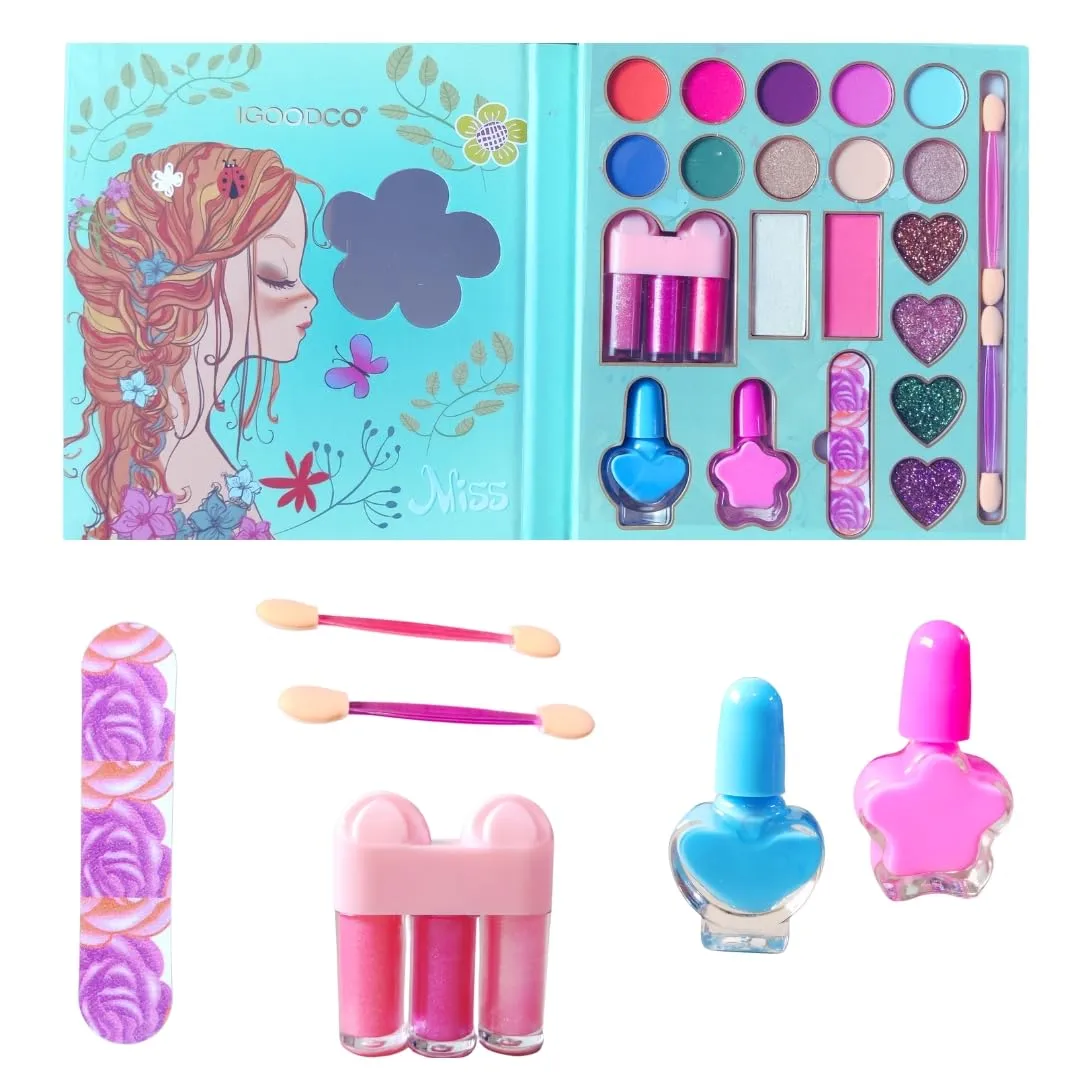 Girl Theme Makeup Kit for Kids 22pcs