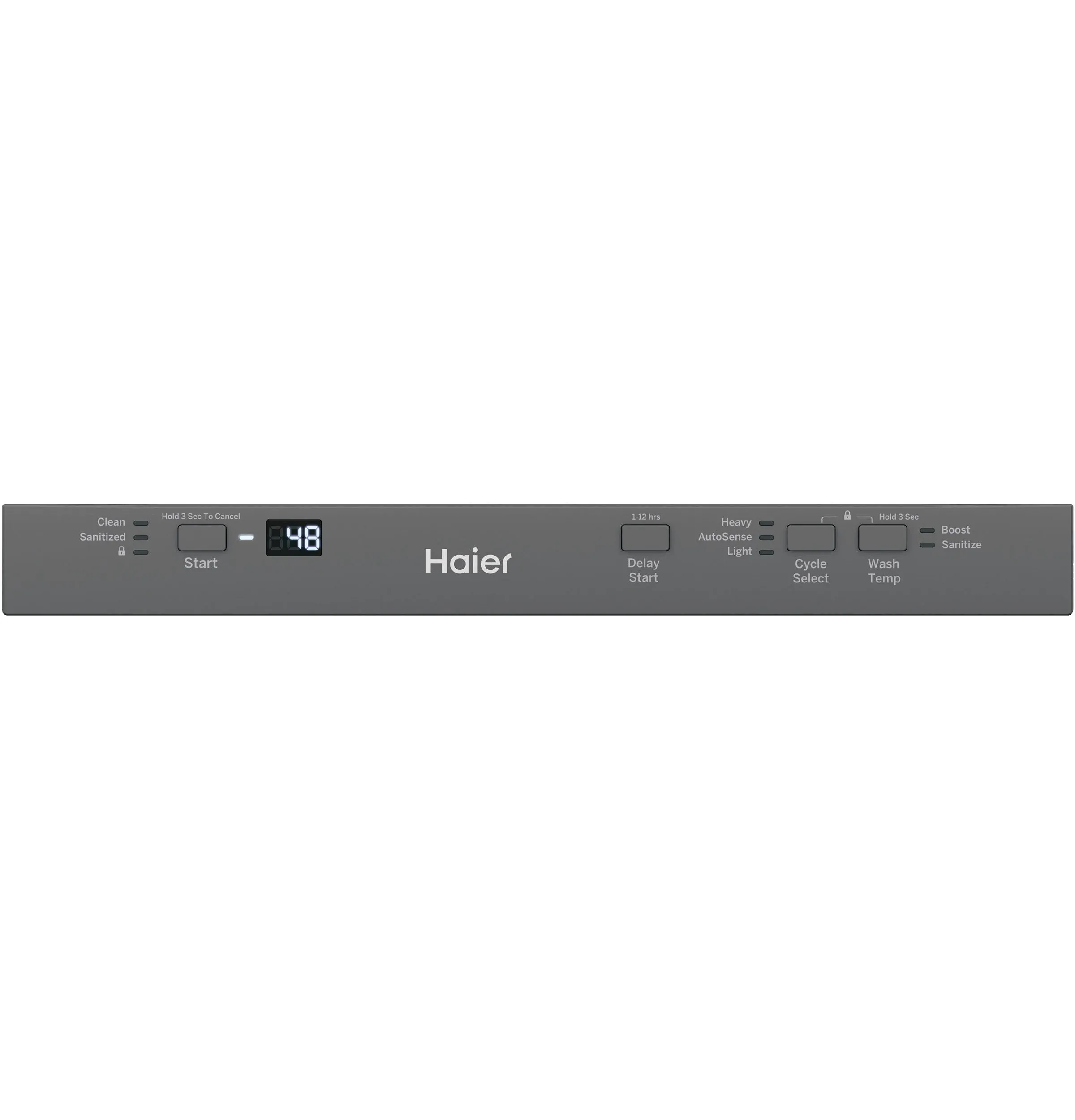 Haier Stainless Steel 18" Dishwasher- QDT125SSLSS