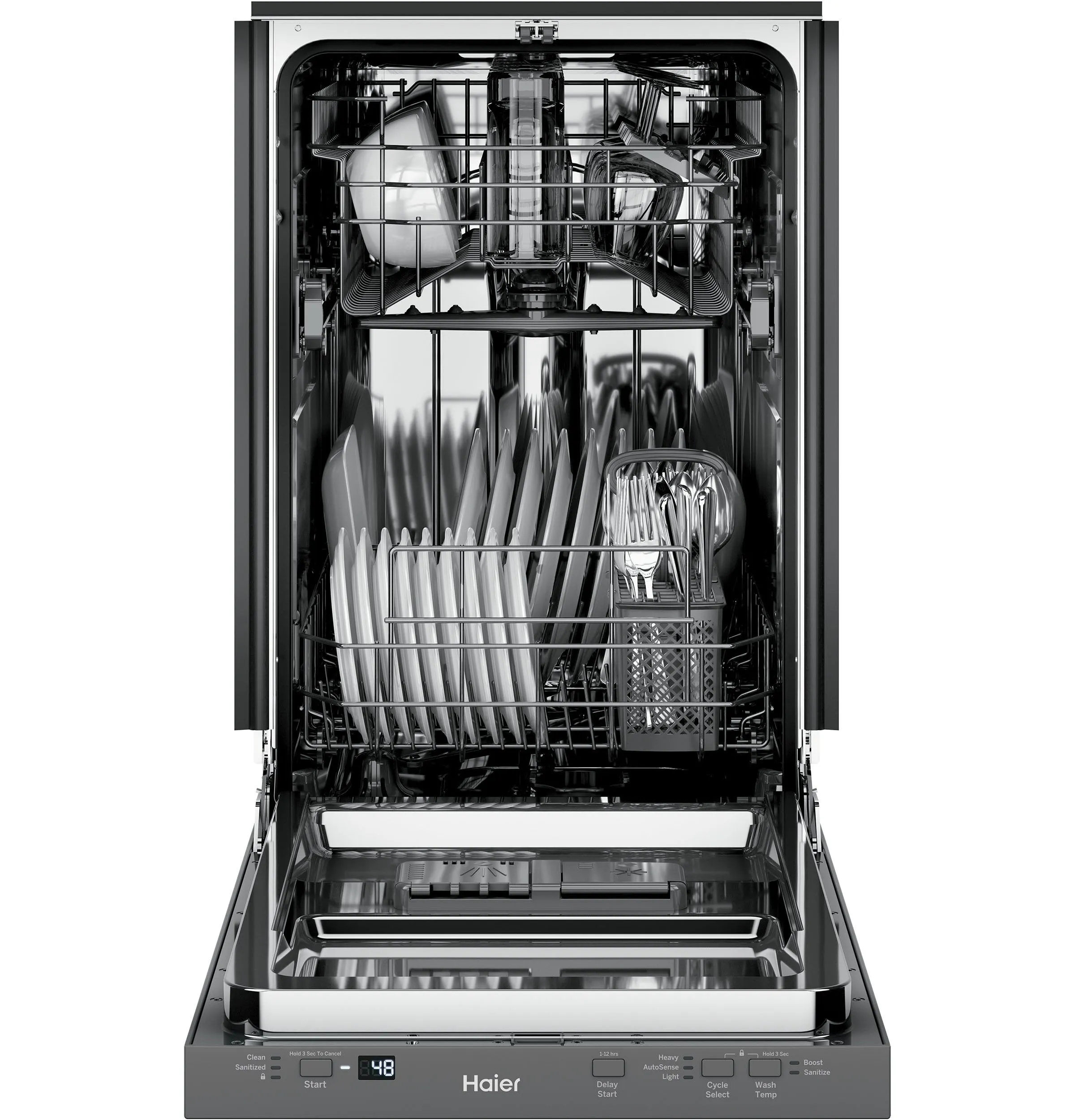 Haier Stainless Steel 18" Dishwasher- QDT125SSLSS