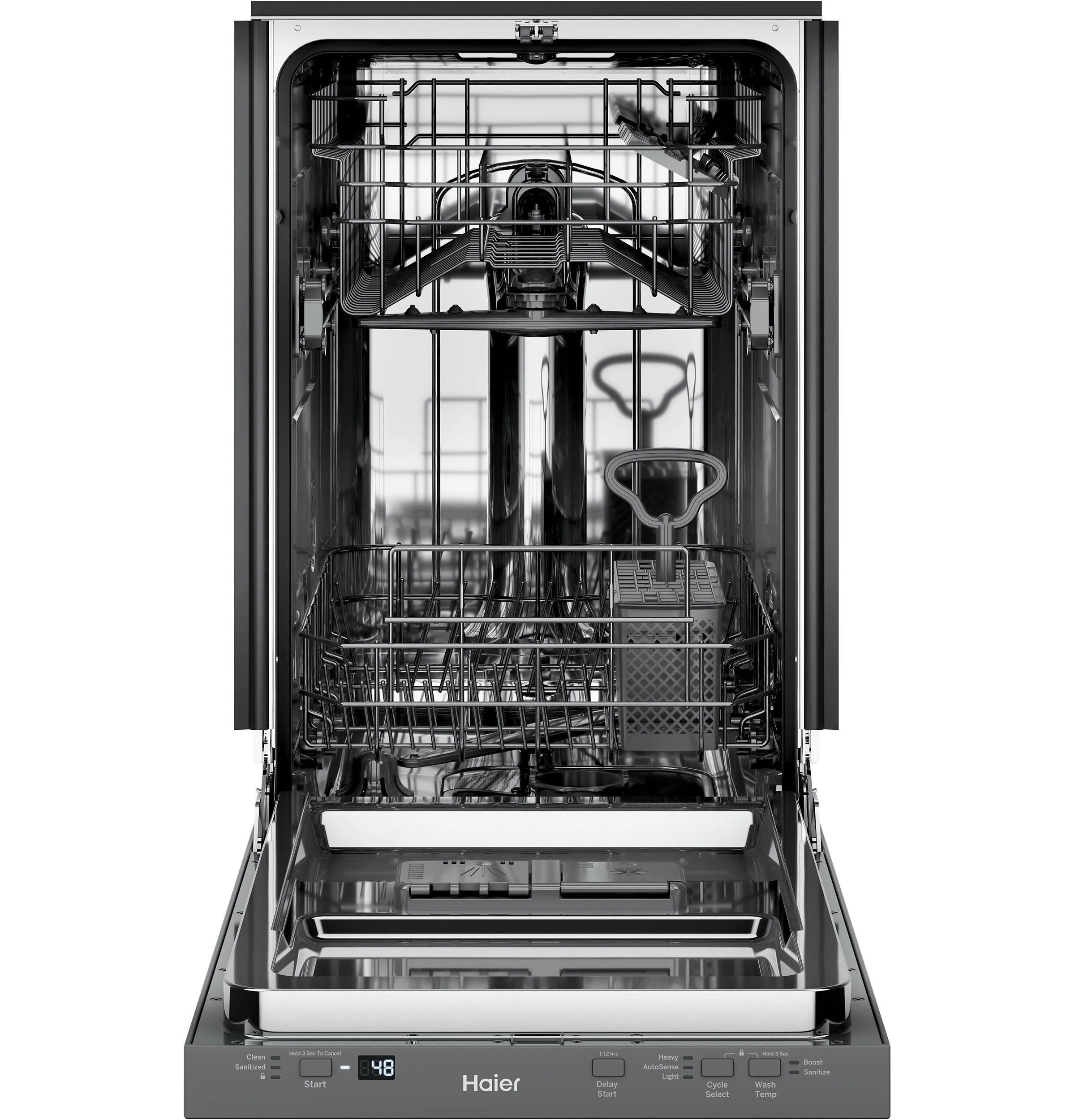 Haier Stainless Steel 18" Dishwasher- QDT125SSLSS