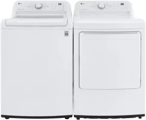 LG DLG7001W   LG WT7000CW White side-by-side Washer and Dryer 27 Inches