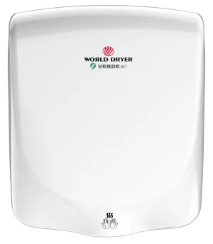 <strong>CLICK HERE FOR PARTS</strong> for the First Generation Q-974A VERDEdri World Dryer Automatic White Epoxy on Aluminum