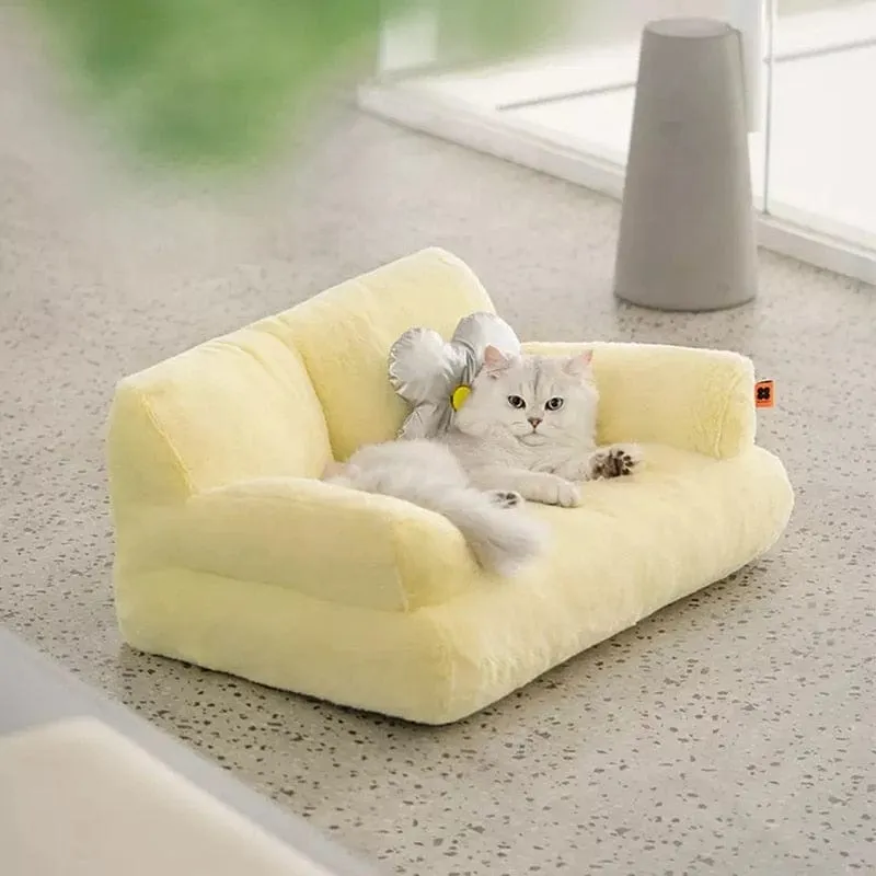 Luxurious Cat Sofa and Cushion