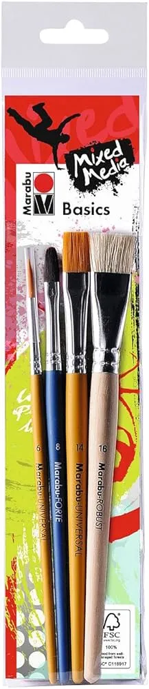 Marabu Acrylics Brush Set