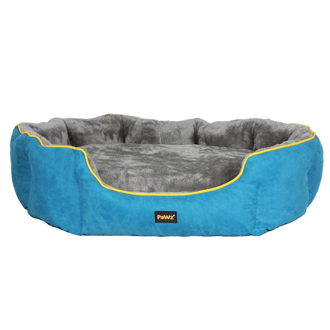 MEDIUM Dog Beds Electric Pet Heater Heated - Blue