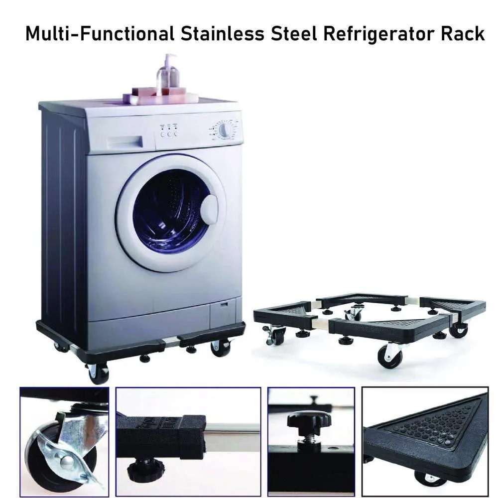 (Net) Special Base For Washing Machine And Refrigerator, Floating and Adjustable Base for Refrigerators Washers / 23361