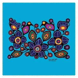 Norval Morrisseau Flowers and Birds Microfibre Glass Cleaner