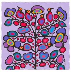 Norval Morrisseau Woodland Floral Microfibre Glass Cleaner